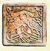 D436 Celtic Mobius Cranes 9x9 in..jpg