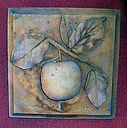 Y186 Apple on Branch 8 x 8 in..JPG