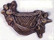 WP28 Two Cherub planter 9x17in..JPG